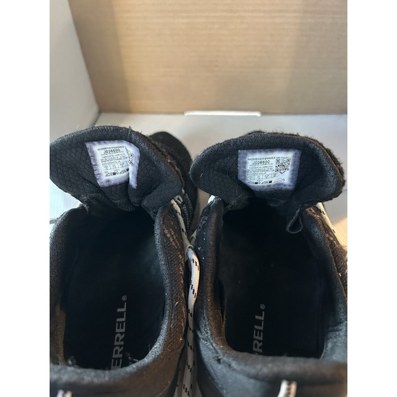 Merrill Black Tennis Shoes Women's Size 10 Low Top Lace Up Sneakers - Picture 6 of 6